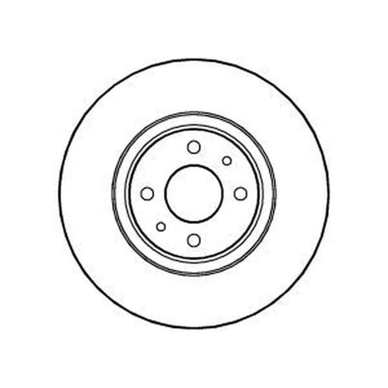 Abtex 2 x Vented Front Brake Discs BD343V
