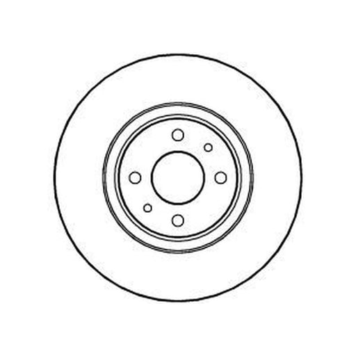 Abtex 2 x Vented Front Brake Discs BD343V