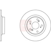 Apec 2 x Solid Rear Brake Discs DSK2154