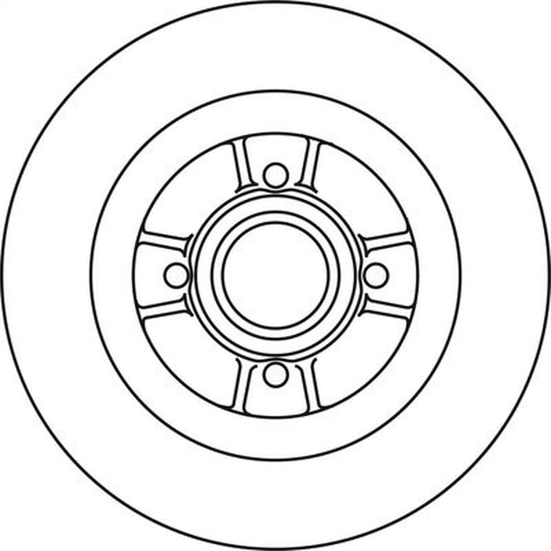Abtex 2 x Rear Brake Discs BD1389HS