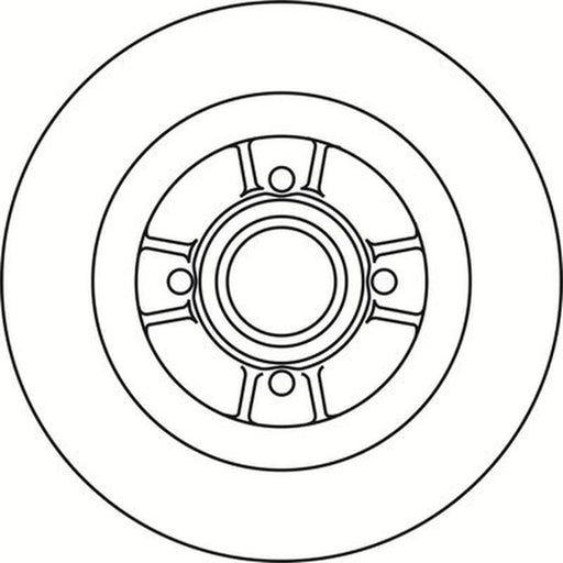 Abtex 2 x Rear Brake Discs BD1389HS