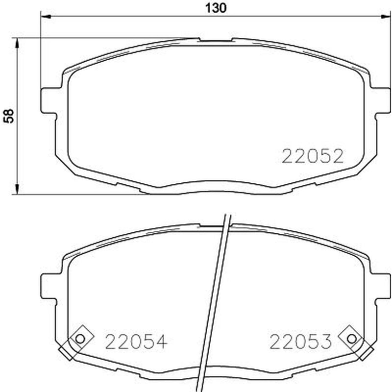 DON Front Brake Pad Set PCP1207