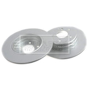 Borg & Beck 2 x Solid Rear Brake Discs BBD5080
