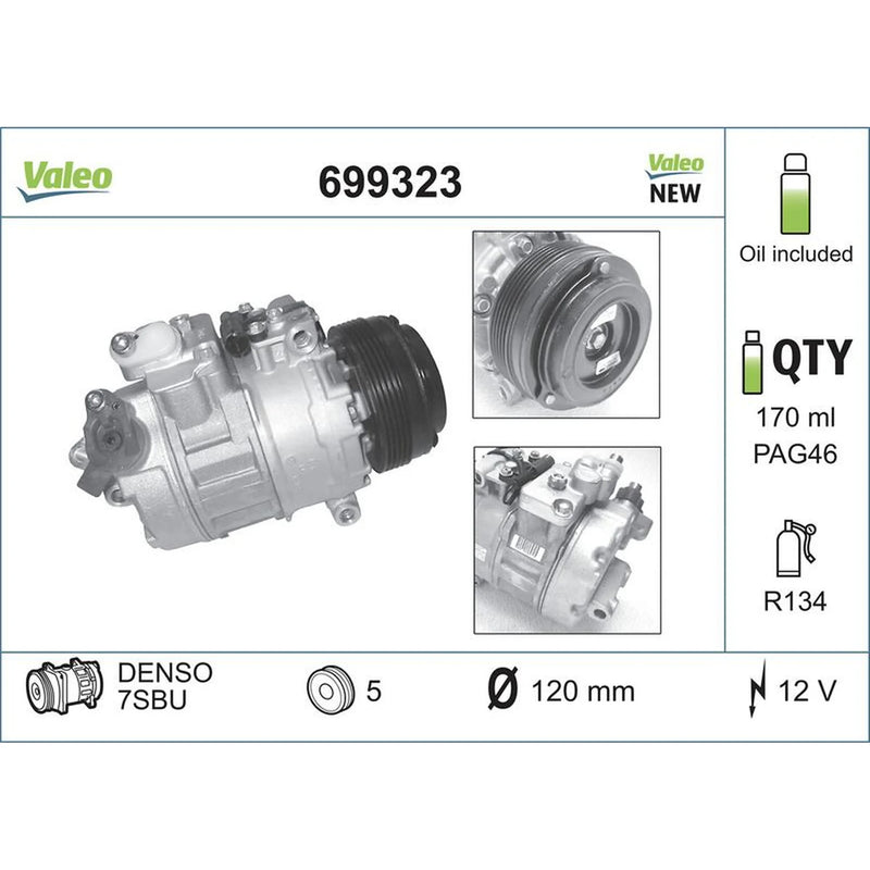 Valeo Air Conditioning Compressor 699323