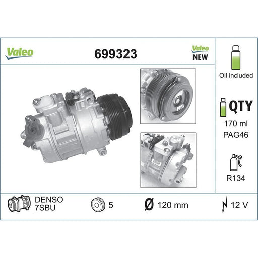 Valeo Air Conditioning Compressor 699323