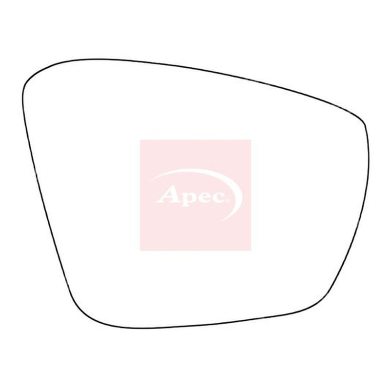 Apec Exterior Wing Mirror Glass Right AMS2186