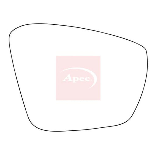 Apec Exterior Wing Mirror Glass Right AMS2186