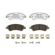 Brembo 4 x Rear Brake Pad Set P61091G