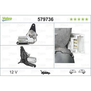 Valeo Front/Rear Wiper Motor Rear 579736