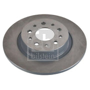 Febi 2 x Solid Rear Brake Discs 107714