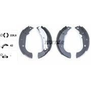 Textar Brake Shoe Set Axle Kit 91056600