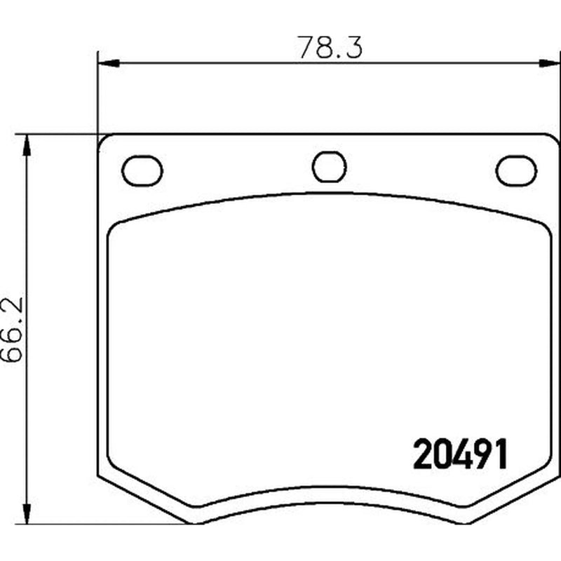 Mintex Front Brake Pad Set MGB633