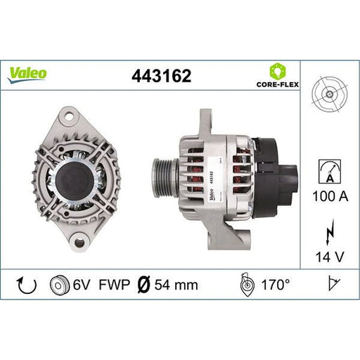 Valeo Car Alternator 12V 443162