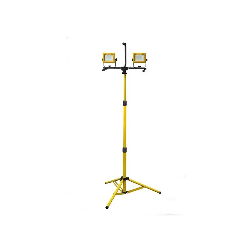 Faithfull Power Plus LED Twin Tripod Site Light 70W 240V - AST8635X2 (TRI)