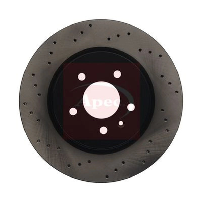 Apec 2 x Perforated/Vented Rear Brake Discs DSK3314