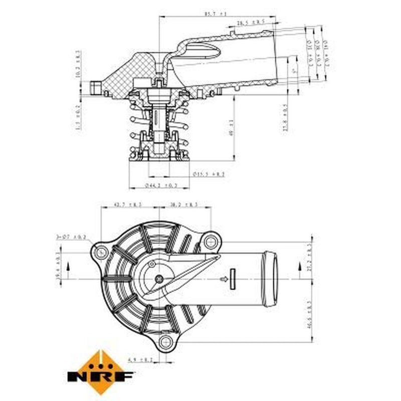 NRF Thermostat,Coolant 725223