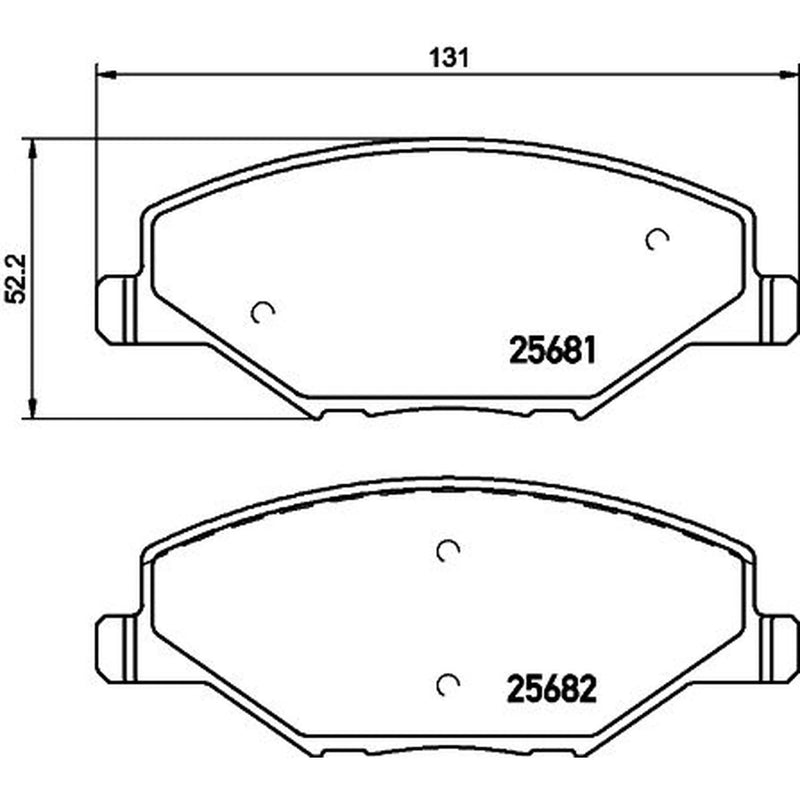 Mintex Front Brake Pad Set MDB3300