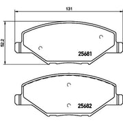 DON Front Brake Pad Set PCP1156
