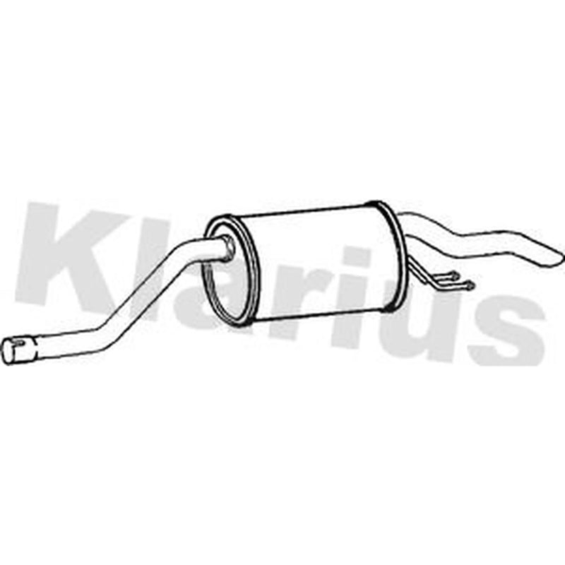 Klarius Box With Tail Pipe Rear FT801J
