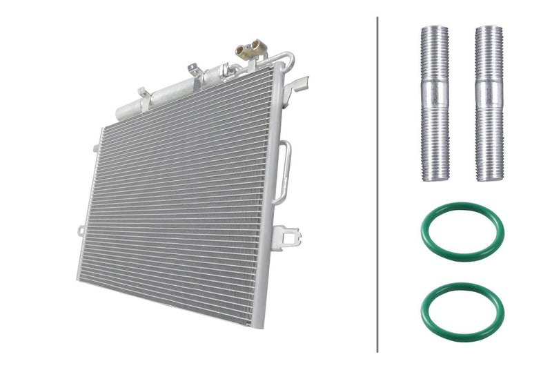 Hella 8FC 366 220-401 Condenser, air conditioning