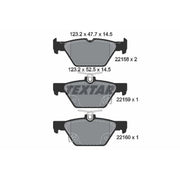 Textar Rear Brake Pad Set 2215801