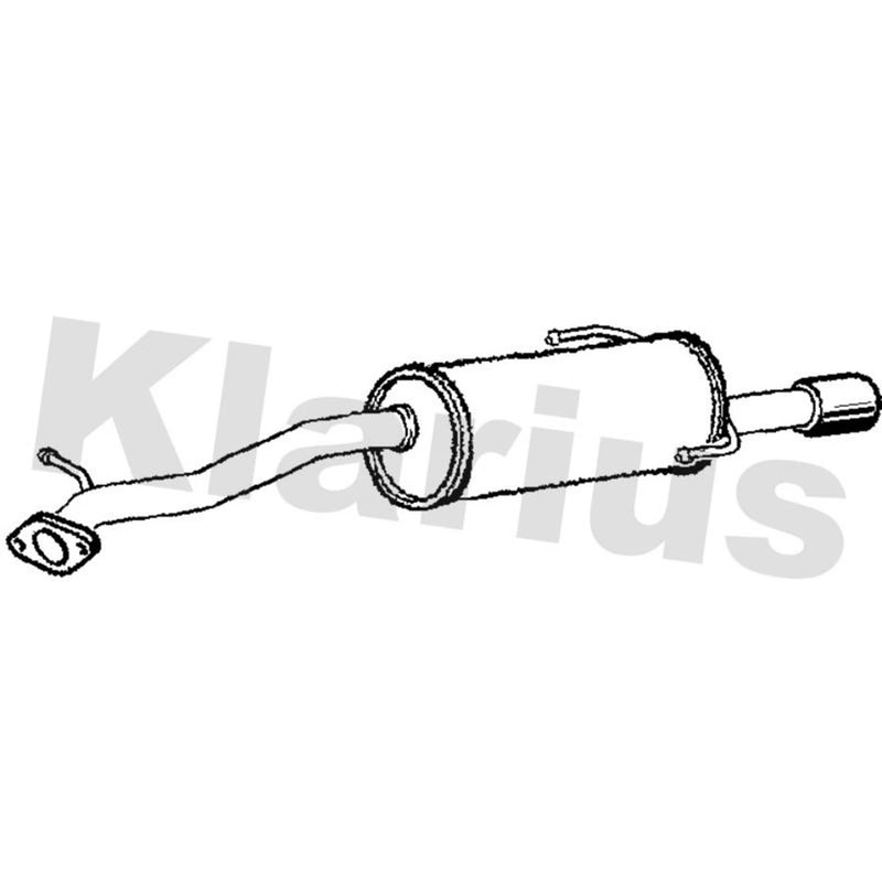 Klarius Box With Tail Pipe Rear SU105A