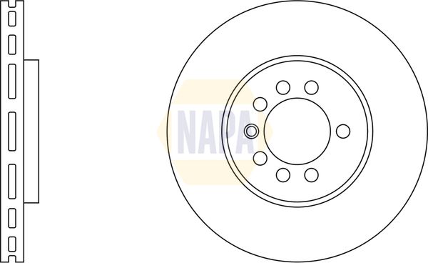 NAPA Front Vented & Rear Vented Brake Discs & Pads fits OPEL SAAB VAUXHALL