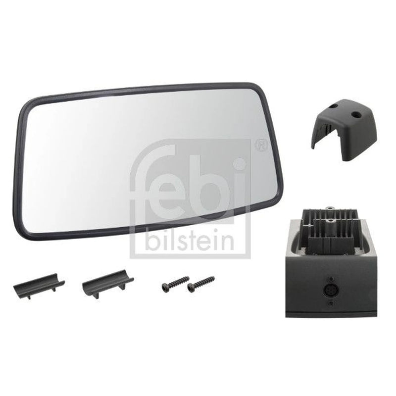 Febi Driver Cab Exterior Mirror Wide 135mm Thick 100015