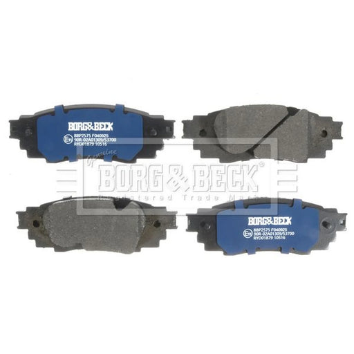 Borg & Beck 4 x Rear Brake Pad Set BBP2575