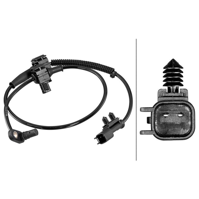 Hella ABS Wheel Speed Sensor Rear 6PU 358 218-971