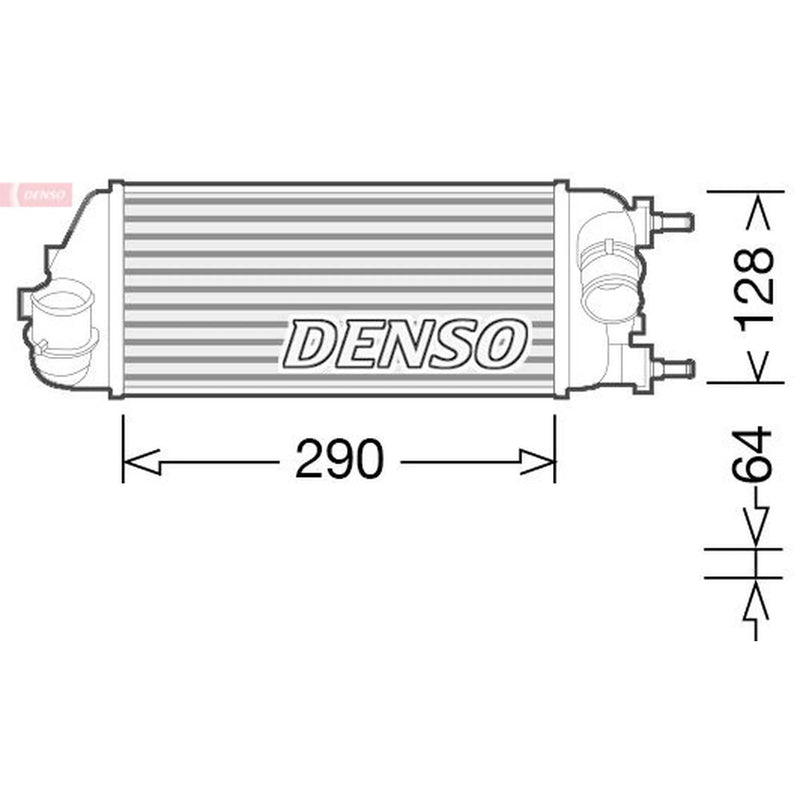 Denso Intercooler (Charge Air Cooler) DIT09115