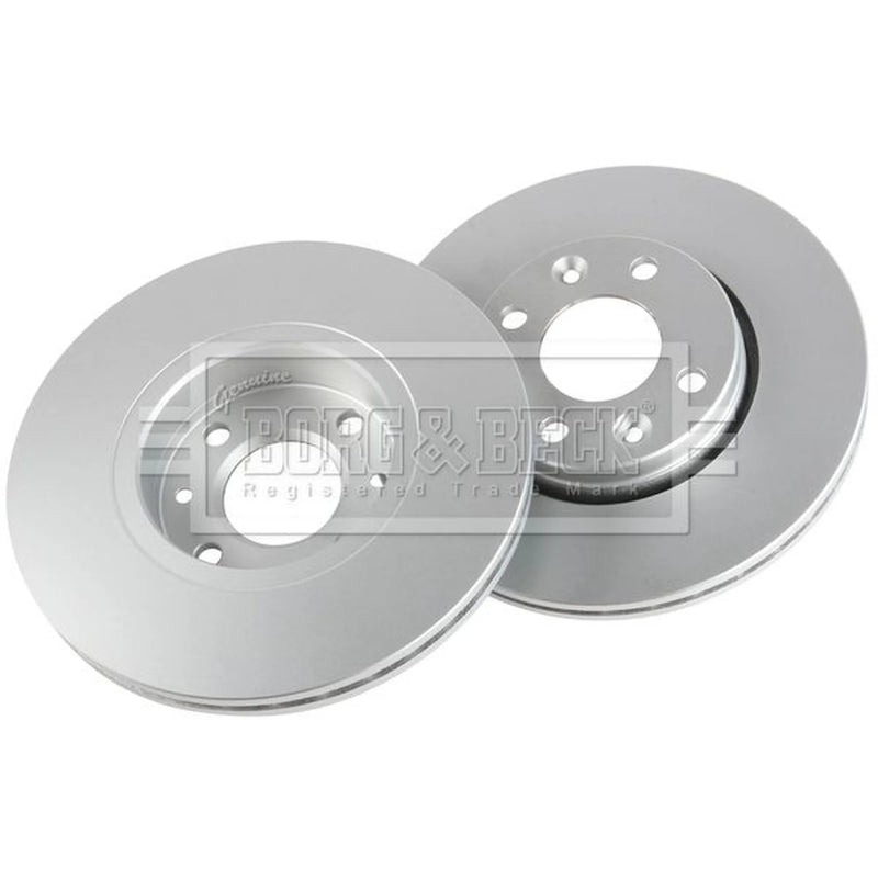 Borg & Beck 2 x Vented Front Brake Discs BBD5226