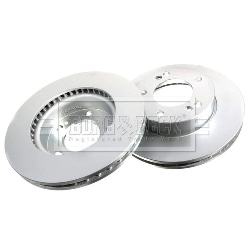 Borg & Beck 2 x Vented Front Brake Discs BBD5189