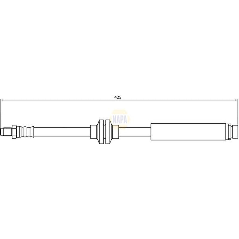 NAPA Brake Hydraulic Hose Line Rear NBH1195