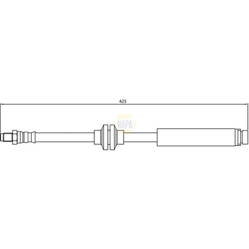 NAPA Brake Hydraulic Hose Line Rear NBH1195