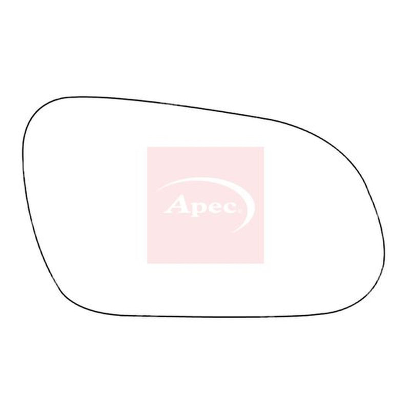Apec Exterior Wing Mirror Glass Right AMS2684
