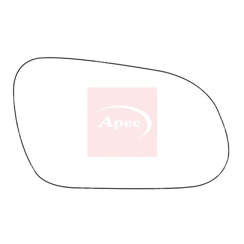 Apec Exterior Wing Mirror Glass Right AMS2684