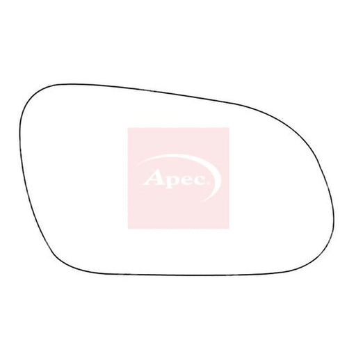 Apec Exterior Wing Mirror Glass Right AMS2684
