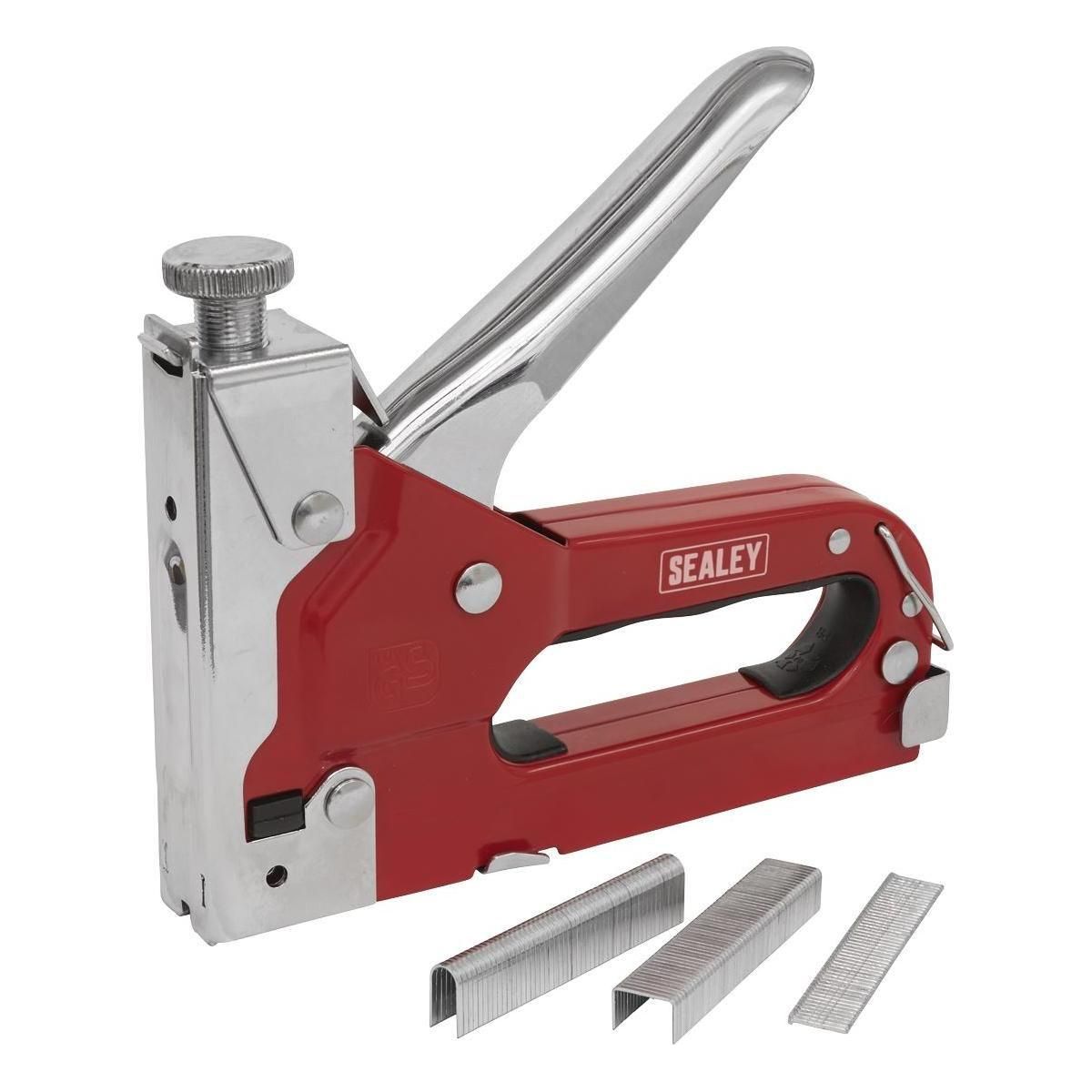 Sealey Staple & Brad Nail Gun Heavy-Duty 4-14mm AK7061 Sealey  - Town Parts