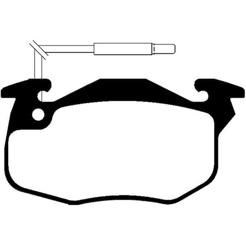 Abtex Front Brake Pad Set PLU393