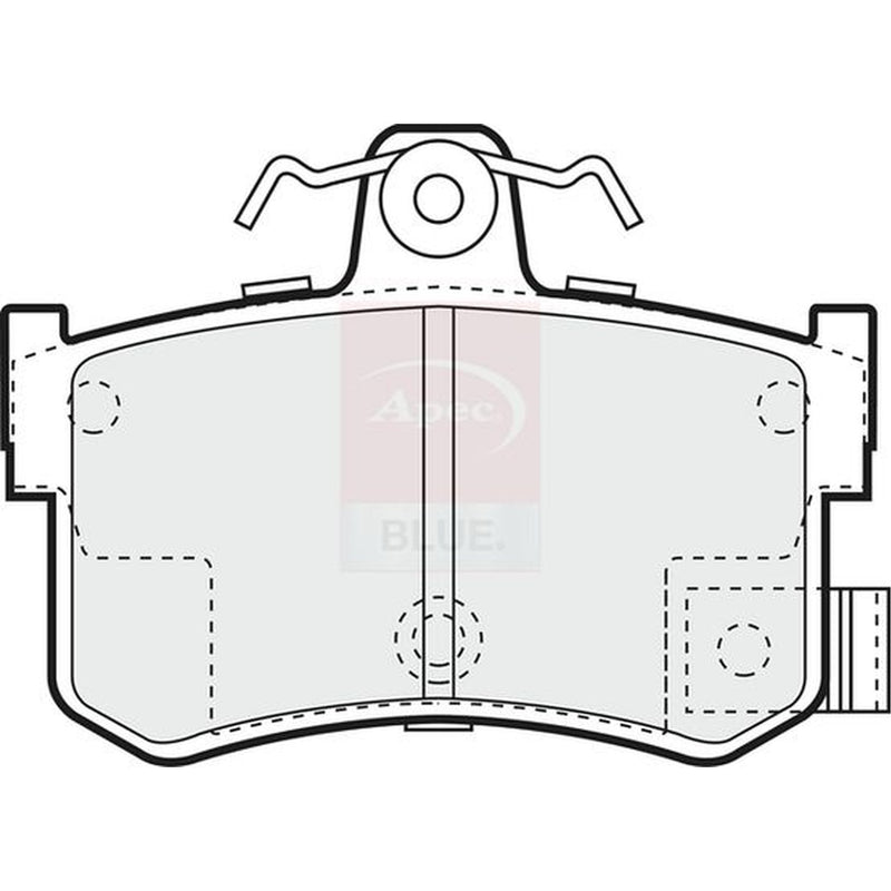 Apec Rear Brake Pad Set PD3413