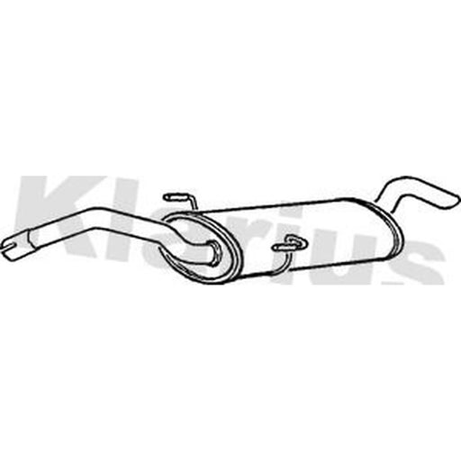Klarius Box With Tail Pipe Rear FT561L