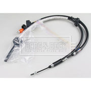 Borg & Beck Handbrake Cable Left Rear BKB6027