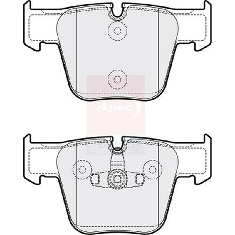 Apec Front Brake Pad Set PD3873