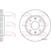 Apec Brake Disc Front Fits Citroen Ax Saxo Xsara Zx Peugeot 106 205 20 Apec  - Town Parts