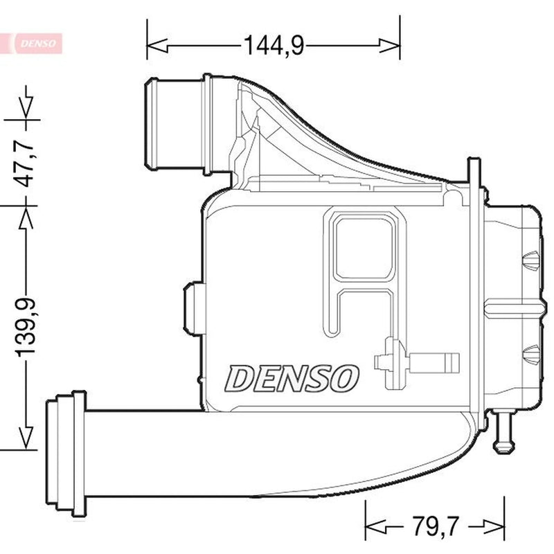 Denso Intercooler (Charge Air Cooler) DIT12006