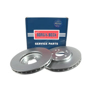Borg & Beck 2 x Vented Front Brake Discs BBD4141