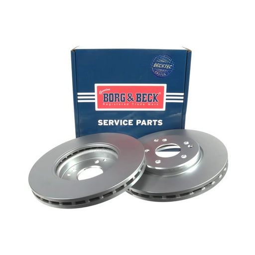 Borg & Beck 2 x Vented Front Brake Discs BBD4141