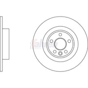 Fahren 2 x Rear Brake Discs FBD6860
