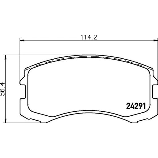 Mintex Front Brake Pad Set MDB2260